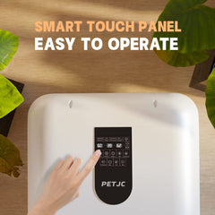 PvEvTv Automatic Pet Dryer Box for Cats and Small Dogs,Ultra Quiet Dog Hair Dryer 71L Capacity with Smart Temperature Control and 360 Drying(White-Standard)